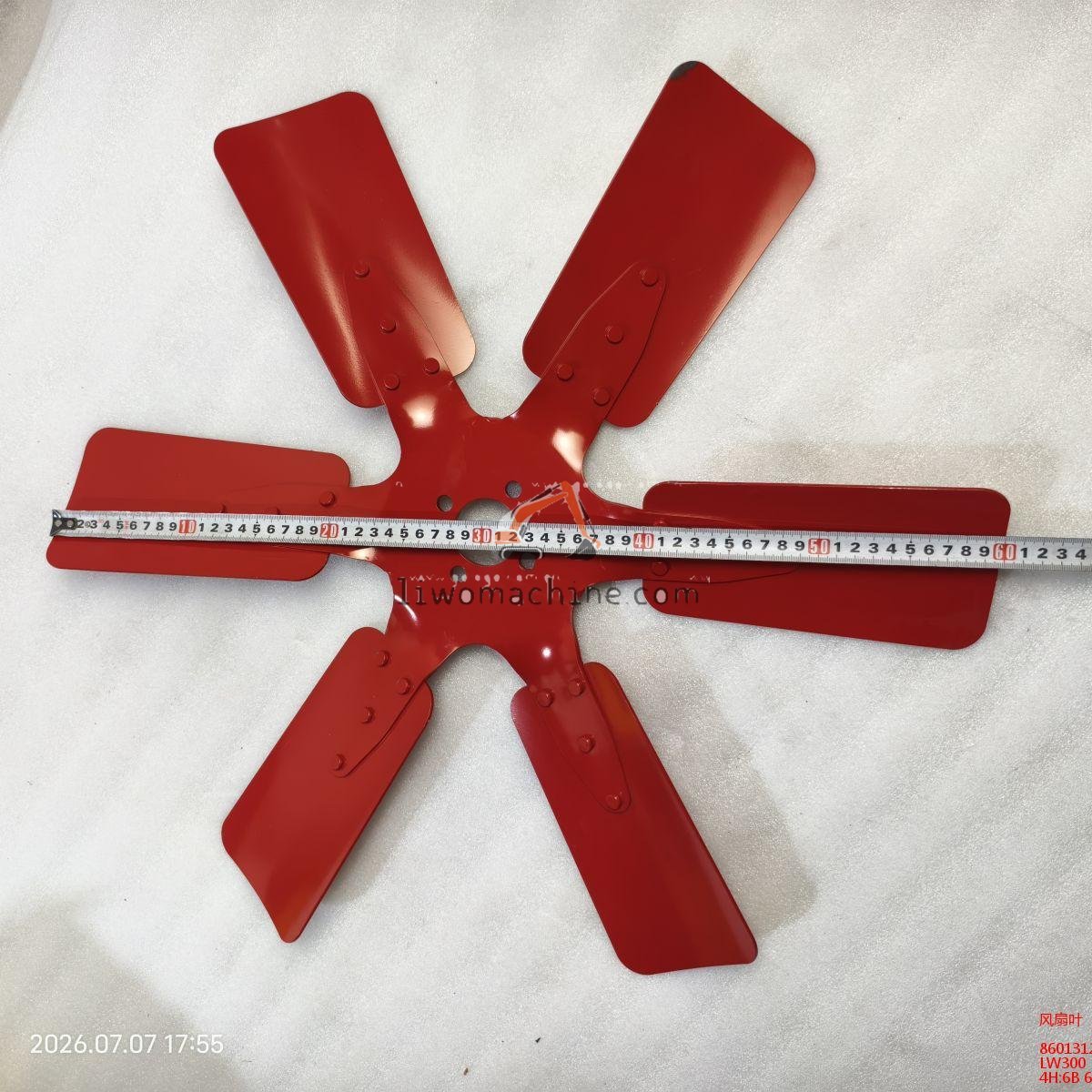 XCMG 860131278 玉柴扇叶 风扇叶 - Professional Construction Machinery Parts